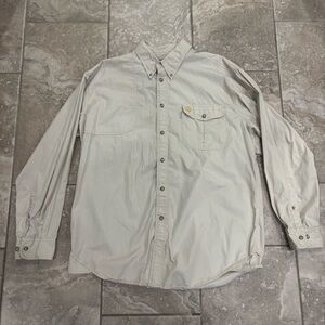 Beretta Shirt Mens Beige Quilted Shooting Hunting Vented Long Sleeve Sz XL